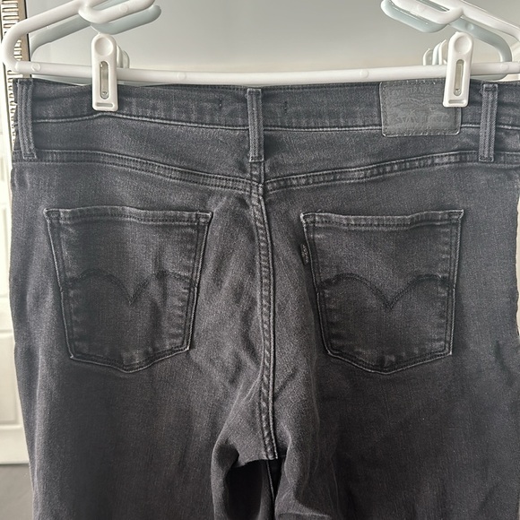 Levi’s 311 Shaping Skinny Dark wash black grey jeans denim size 30 - Picture 3 of 3